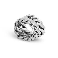 silver chain ring